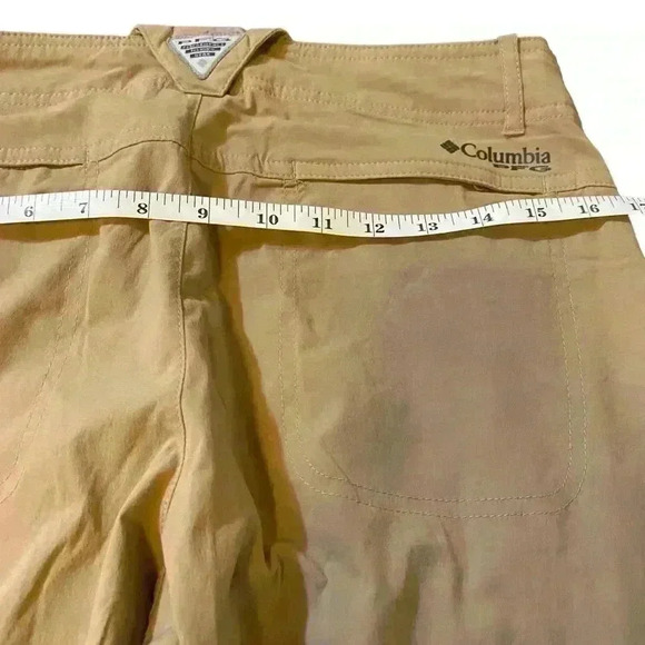Columbia Women Jeans Pants Khaki/light tan Color Pockets Straight Legs 6 - Picture 6 of 16